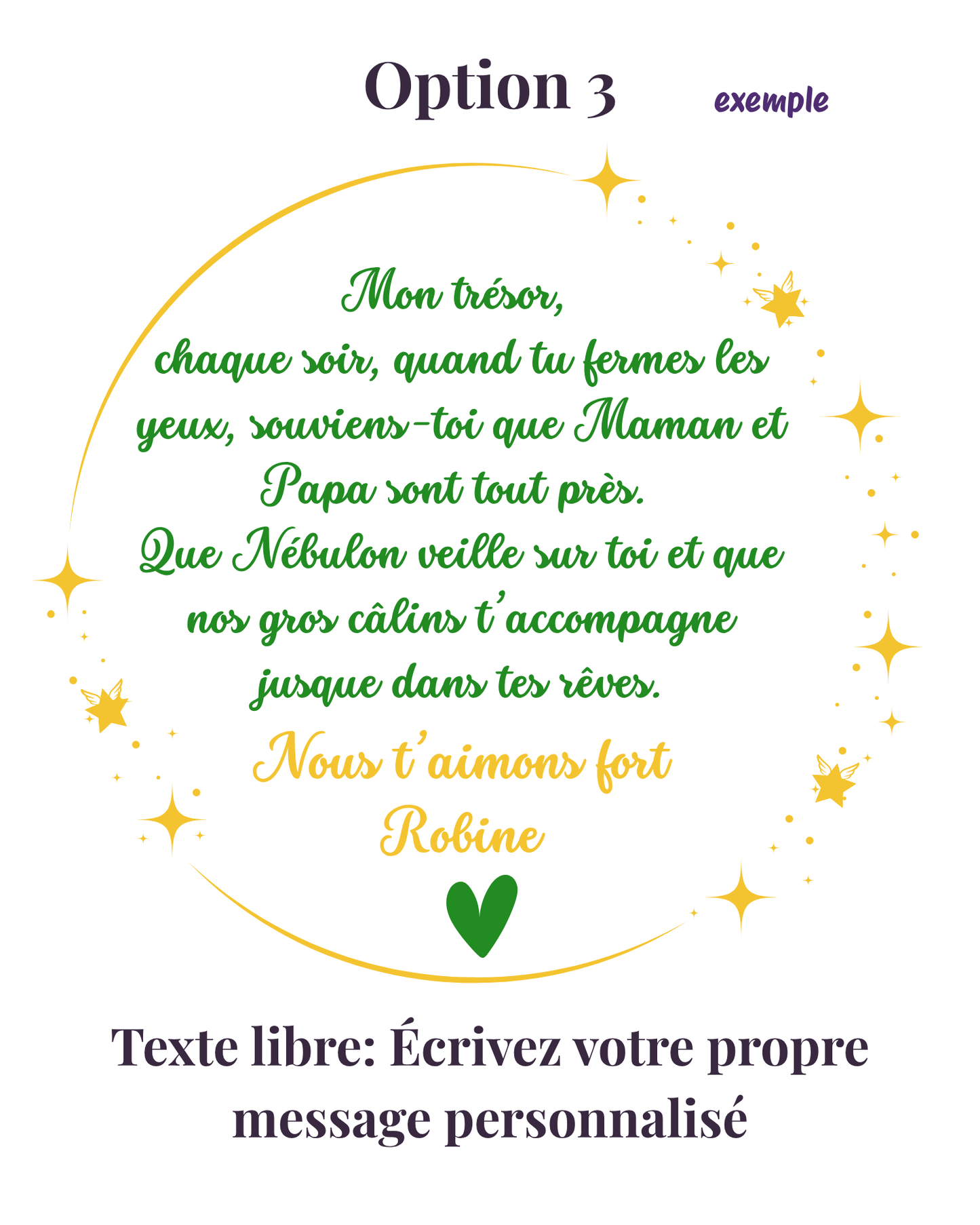 Tambour mural Nébulon grand modèle "Galaxie"