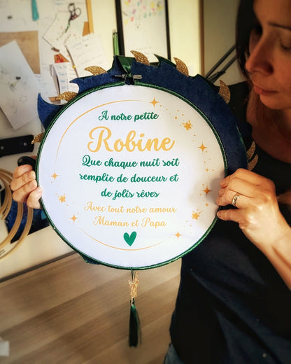 Tambour mural Nébulon grand modèle "Galaxie"