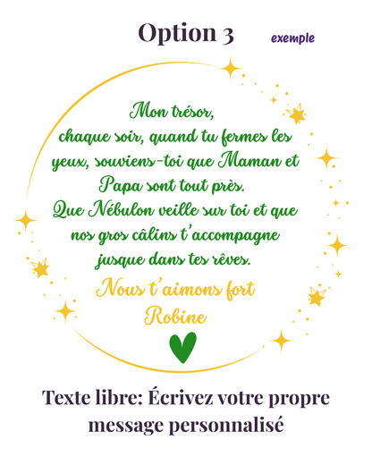 Tambour mural Nébulon grand modèle "Galaxie"